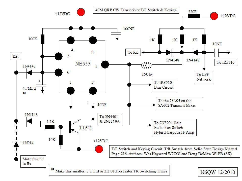 40M QRP Schematics & Parts List